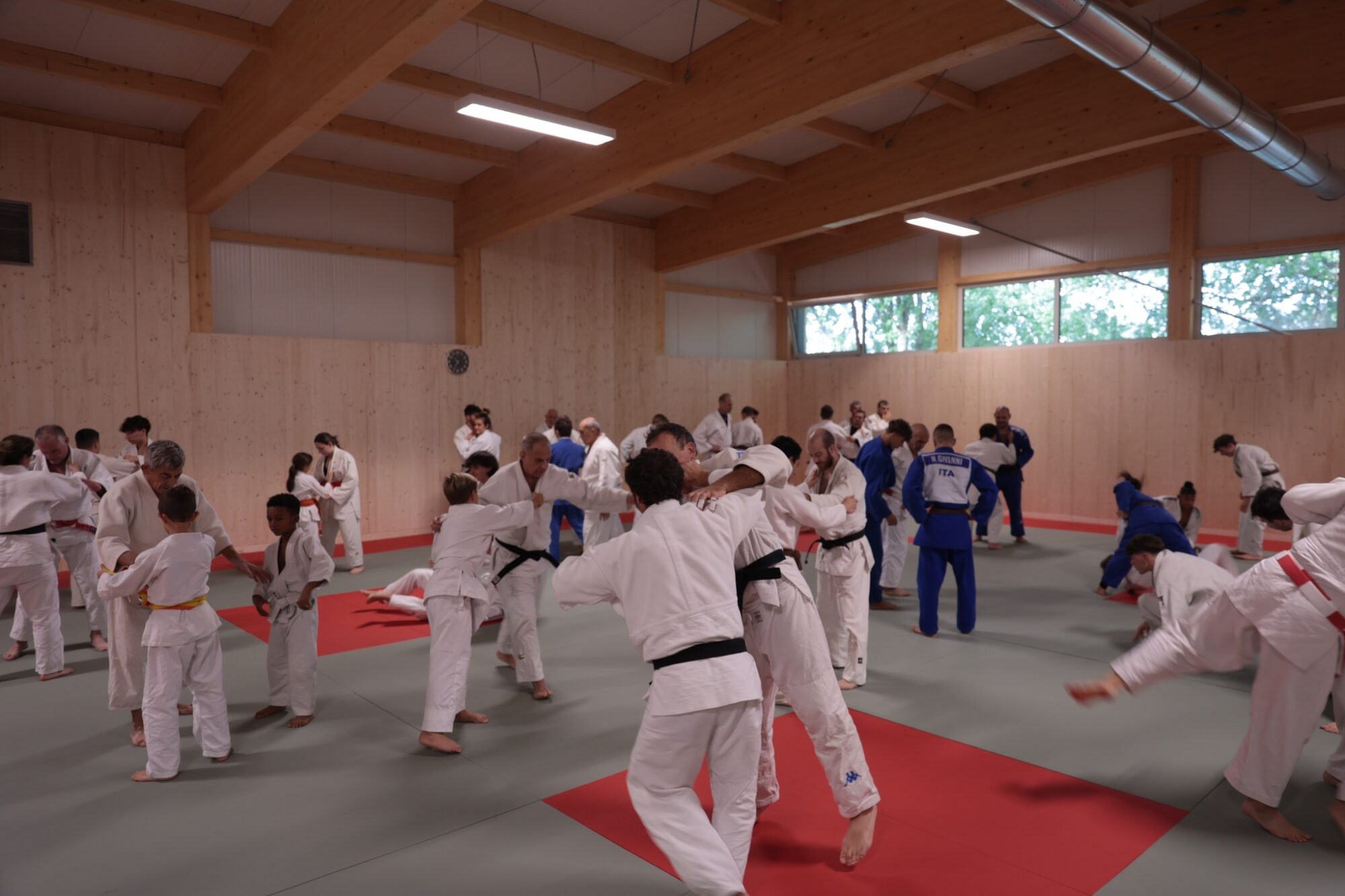 Allenamento Dojo Beppe Vismara Judo